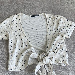 brandy melville wrap top